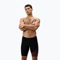 Jammeri de înot pentru bărbați Speedo Medley Logo Jammer negru/coral neon