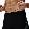 Jammere de înot pentru bărbați Speedo Medley Logo Jammer negru/verde alfalfa 5