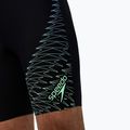 Jammere de înot pentru bărbați Speedo Medley Logo Jammer negru/verde alfalfa 6