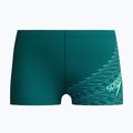 Boxeri de înot pentru copii Speedo Medley Logo Aquashort deep emerald/alfalfa green