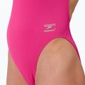 Costum de baie întreg pentru femei Speedo FL Solid V-Back flare roz 5