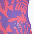 Costum de baie întreg pentru femei Speedo FL Printed Web Back coral cluster/indigo glow 3