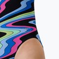 Costum de baie întreg pentru femei Speedo FL Printed Leaderback ripple melody/lagoon blue 6