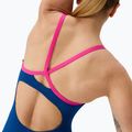 Costum de baie întreg pentru femei Speedo FL Solid Flyback 2.0 aegean denim/flare pink 5