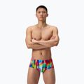 Boxeri de înot pentru bărbați Speedo Printed 13.5 cm Brief prismatic paradise/ruby