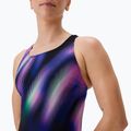 Costum de înot întreg Speedo Placement Printed Powerback sticlă neclară/negru 4