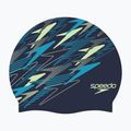 Cască de înot Speedo Printed Silicone peacoat/pale clover/mayan blue