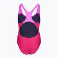 Costum de baie întreg pentru copii Speedo Digital Placement Splashback pink/glassy pink 2