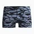 Boxeri de baie pentru bărbați Speedo Print Beachstar Square Leg Anthracite/Coin Grey 5