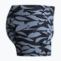 Boxeri de baie pentru bărbați Speedo Print Beachstar Square Leg Anthracite/Coin Grey 8