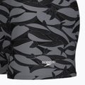 Boxeri de baie pentru bărbați Speedo Print Beachstar Square Leg Anthracite/Coin Grey 8
