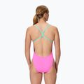 Costum de înot întreg pentru femei Speedo FL Solid V-Back 2.0 Neon Flamingo 2