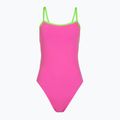 Costum de înot întreg pentru femei Speedo Solid Tri neon flamingo