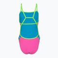 Costum de înot întreg pentru femei Speedo Solid Tri neon flamingo 2