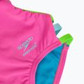 Costum de înot întreg pentru femei Speedo Solid Tri neon flamingo 3