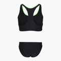 Costum de baie din două piese pentru femei Speedo Placement Raceback 2pc anthracite/clover 2