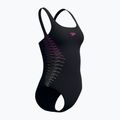 Costum de baie întreg pentru femei Speedo Placement Muscleback anthracite/clover 7