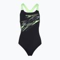 Costum de baie întreg pentru femei Speedo Medley Logo Medalist anthracite/clover