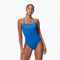 Costum de înot întreg pentru femei Speedo Endurance+ Logo Thin Strap Turkish Sea