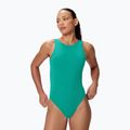 Costum de înot întreg pentru femei Speedo Solid High Neck peacock teal