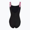 Costum de baie întreg pentru femei Speedo Shaping LunaLustre Printed anthracite/ruby 2