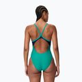 Costum de înot întreg pentru femei Speedo Solid Racerback peacock teal/peacoat 2
