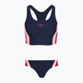 Costum de baie întreg pentru femei Speedo Colourblock Splice 2.0 peacoat/pink