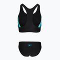 Costum de baie întreg pentru femei Speedo Colourblock Splice 2.0 anthracite/mayanblue 2