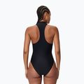 Costum de înot întreg pentru femei Speedo Ocean Flex Zip black/pale clover 2