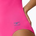 Costum de înot întreg pentru femei Speedo Solid Powerback punchy pink 4