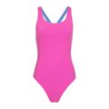 Costum de înot întreg pentru femei Speedo Solid Powerback neon flamingo