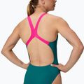 Costum de înot întreg pentru femei Speedo Solid Powerback peacock 4