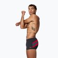 Boxeri de înot pentru bărbați Speedo Hyperboom Aquashort anthracite/high risk red 3