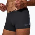 Boxeri de înot pentru bărbați Speedo Hyperboom Aquashort anthracite/coin grey 4