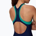 Costum de înot întreg pentru femei Speedo Colorblock Racerback peacoat/peacock teal 4