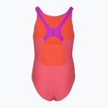 Costum de înot pentru copii, model întreg Speedo Print Pulseback roz/violet neon 2