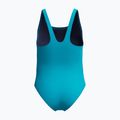 Costum de înot întreg pentru copii Speedo Hyperboom Butterfly Back mayan blue/margarita pink 2