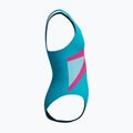 Costum de înot întreg pentru copii Speedo Hyperboom Butterfly Back mayan blue/margarita pink 4