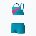 Costum de baie din două piese pentru copii Speedo Hyperboom Butterfly Back mayan blue/margarita pink 3