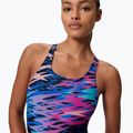 Costum de înot întreg pentru femei Speedo Hyperboom Print Medalist anthracite 4