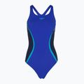 Costum de baie întreg pentru femei Speedo Solid Splice Medalist sapphire/peacoat
