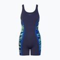 Costum de baie întreg pentru femei Speedo Hyperboom Splice Muscleback Legsuit peacoat/sapphire