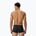 Boxeri de înot Speedo Hyperboom Splice Aquashort anthracite/high risk red 2