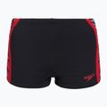 Boxeri de înot Speedo Hyperboom Splice Aquashort anthracite/high risk red