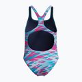 Costum de înot întreg pentru copii Speedo Hyperboom Print Medalist margarita pink 2