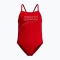 Costum de înot întreg pentru copii Speedo Endurance+ Logo Thinstrap high risk red