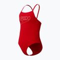 Costum de înot întreg pentru copii Speedo Endurance+ Logo Thinstrap high risk red 3