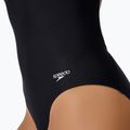 Costum de înot întreg pentru femei Speedo Solid EnduraSoft Turnback Team Black 5