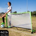 QuickPlay Pop Up poartă de fotbal 120 x 75 cm alb QP1228 2