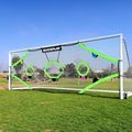 Plasă de țintă pentru fotbal Quickplay Target Net Pro 730 x 245 cm white/green